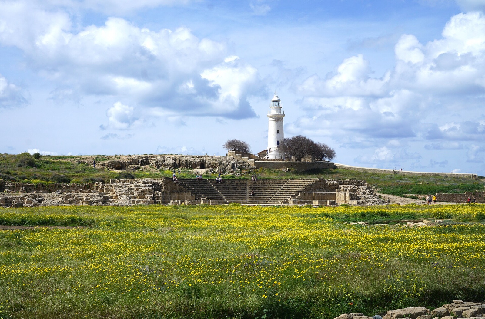 Odeon and lighthouse, Paphos Archaeological Park