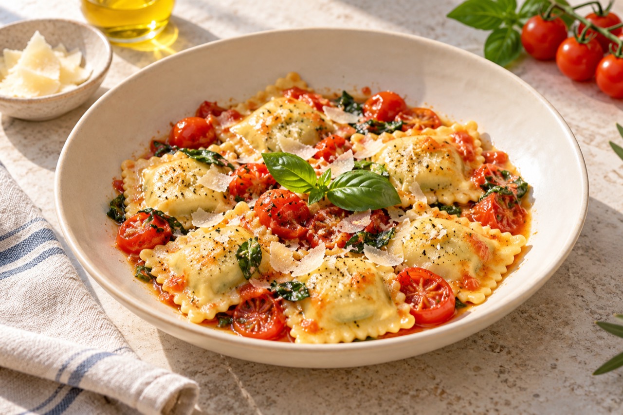Illustrative italian cooking food